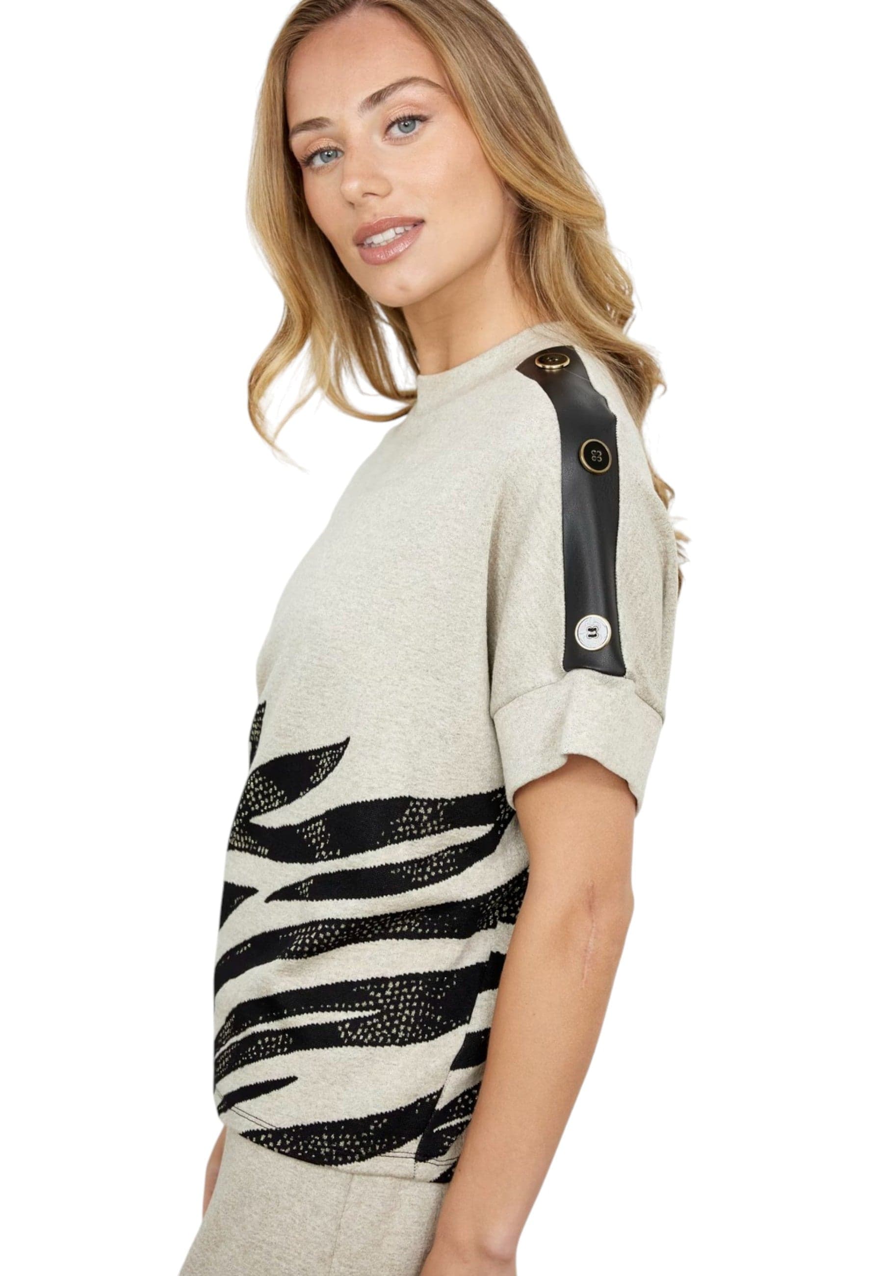 FRANK LYMAN Blusa Donna Frank Lyman 253338 giro sceso m.corta da donna in Canotte e top Drestige - Casamassima, commercioVirtuoso.it
