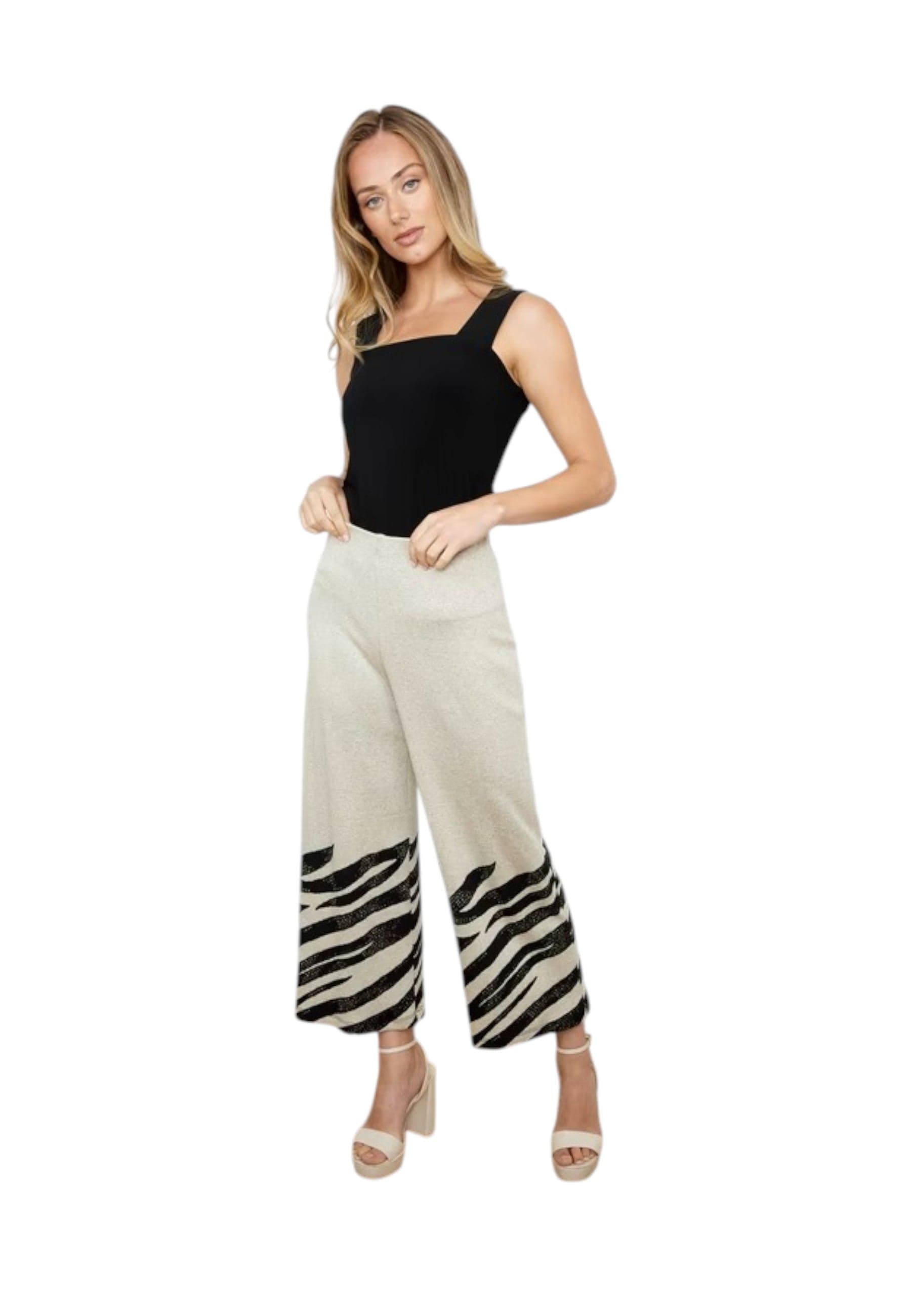 FRANK LYMAN Pantalone Donna Frank Lyman 253339 largo Capri da donna in Pantaloni Drestige - Casamassima, commercioVirtuoso.it