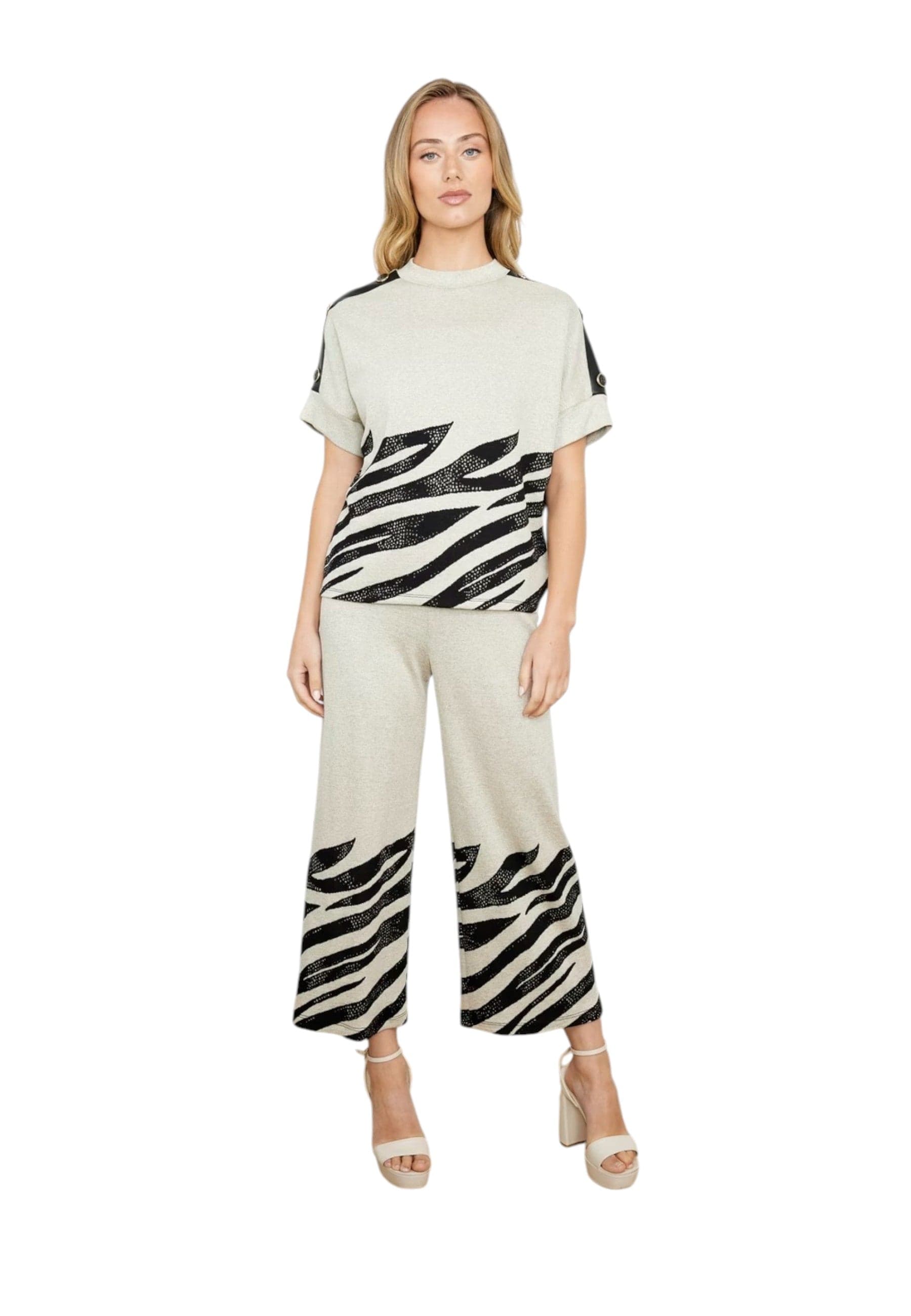 FRANK LYMAN Pantalone Donna Frank Lyman 253339 largo Capri da donna in Pantaloni Drestige - Casamassima, commercioVirtuoso.it