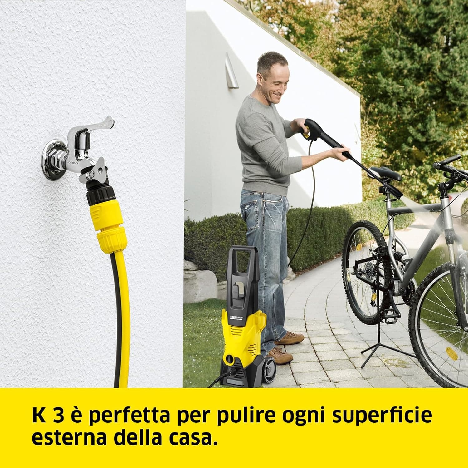 Idropulitrice Ad Acqua Fredda K3 1600W Con Lancia Vario Power Ugello Mangiasporco E Serbatoio Detergente Karcher in Idropulitrici BricoGo - Marano di Napoli, commercioVirtuoso.it
