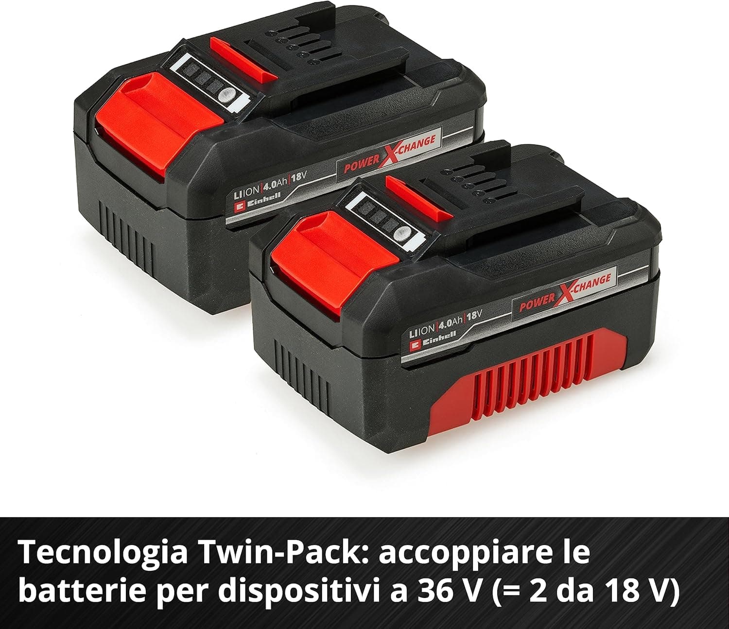Kit Batteria Al Litio Power X-Change 18V 4,0Ah Con Caricabatteria Rapido Compatibile Con Tutti Gli Utensili Einhell in Pacchi batterie BricoGo - Marano di Napoli, commercioVirtuoso.it
