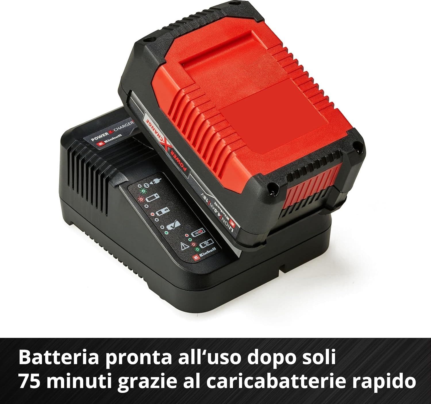 Kit Batteria Al Litio Power X-Change 18V 4,0Ah Con Caricabatteria Rapido Compatibile Con Tutti Gli Utensili Einhell in Pacchi batterie BricoGo - Marano di Napoli, commercioVirtuoso.it
