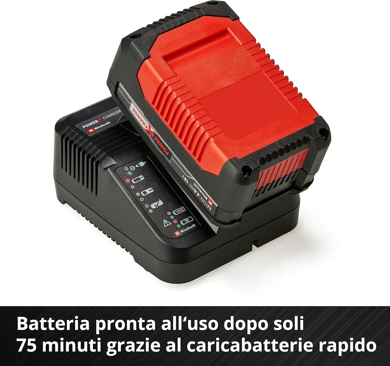 Kit Batteria Al Litio Power X-Change 18V 4,0Ah Con Caricabatteria Rapido Compatibile Con Tutti Gli Utensili Einhell in Pacchi batterie BricoGo - Marano di Napoli, commercioVirtuoso.it