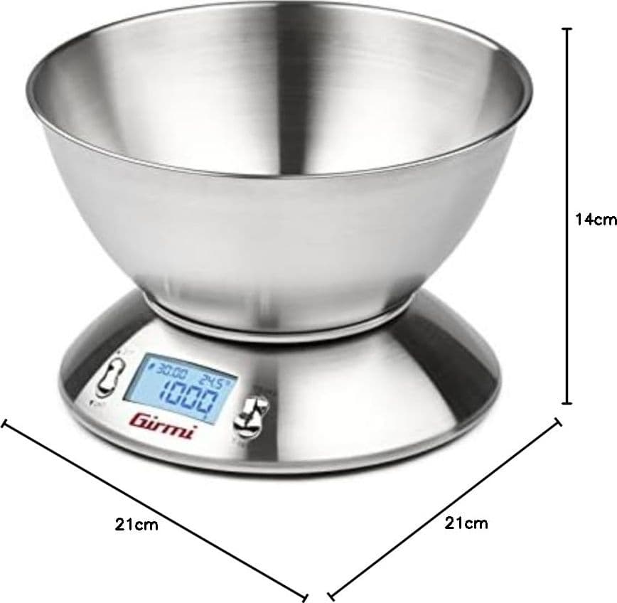 Bilancia Da Cucina Digitale Ps85 Con Ciotola In Acciaio Inox Portata 3 Kg Precisione 1 G Display Lcd E Funzione Tara Girmi in Bilance BricoGo - Marano di Napoli, commercioVirtuoso.it