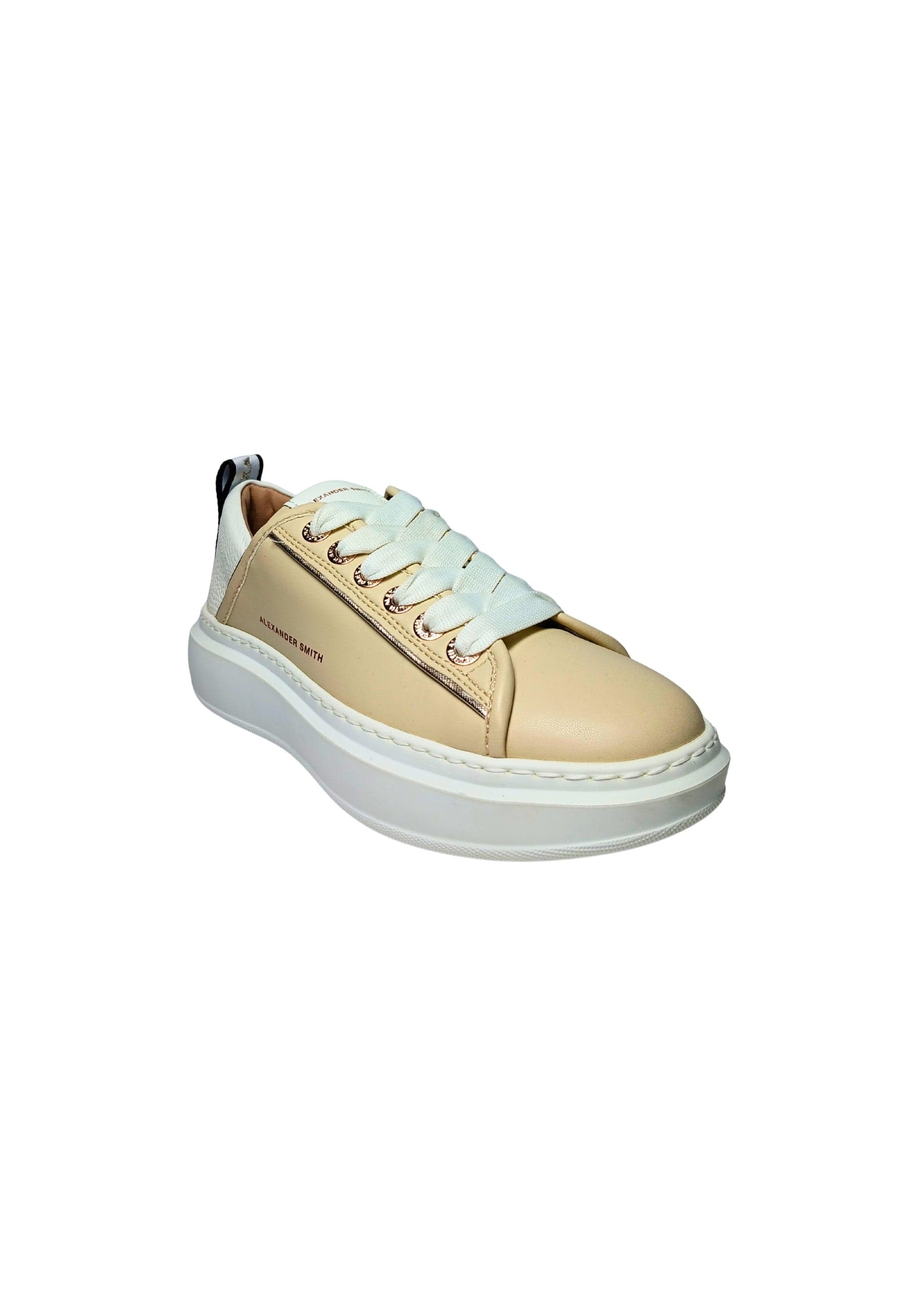 ALEXANDER SMITH Scarpe Donna Alexander Smith Wembley Woman Beige White da donna in Sneaker casual Drestige - Casamassima, commercioVirtuoso.it