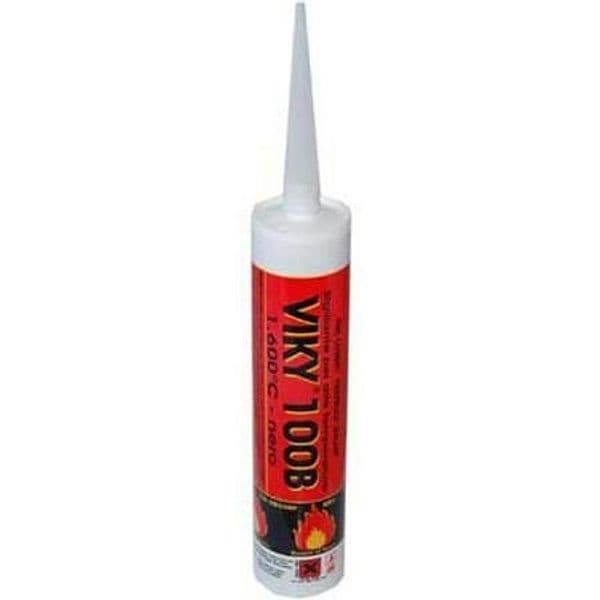 Silicone Sigillante Alte Temperature Nero 500 G Resistente Fino A 1600°C Per Stufe Caminetti E Canne Fumarie Viky in Silicone BricoGo - Marano di Napoli, commercioVirtuoso.it
