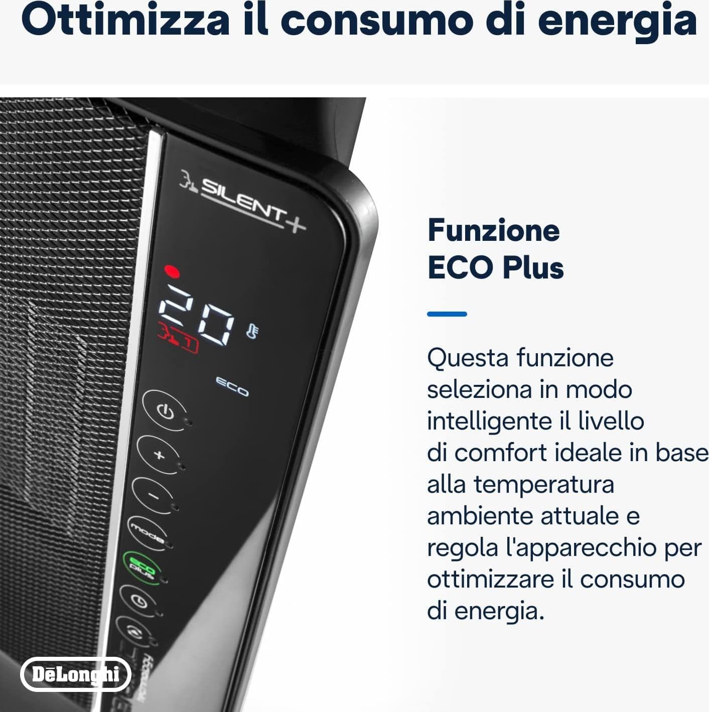 Termoventilatore Ceramico A Torre Tch 8993Er 2400W Display Led Telecomando Funzione Eco Plus Ambienti Fino A 70 M³ Delonghi in Stufe elettriche BricoGo - Marano di Napoli, commercioVirtuoso.it