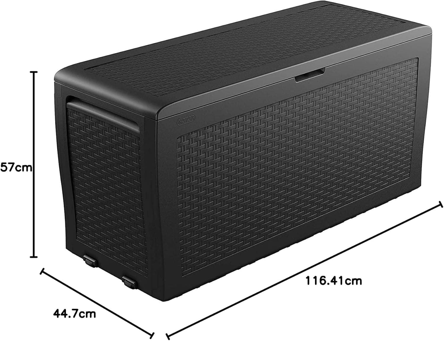 Cassapanca Da Esterno Samoa 270 Litri In Resina Effetto Rattan Con Ruote E Seduta Portata 150 Kg Colore Grafite Keter in Bauli e contenitori BricoGo - Marano di Napoli, commercioVirtuoso.it