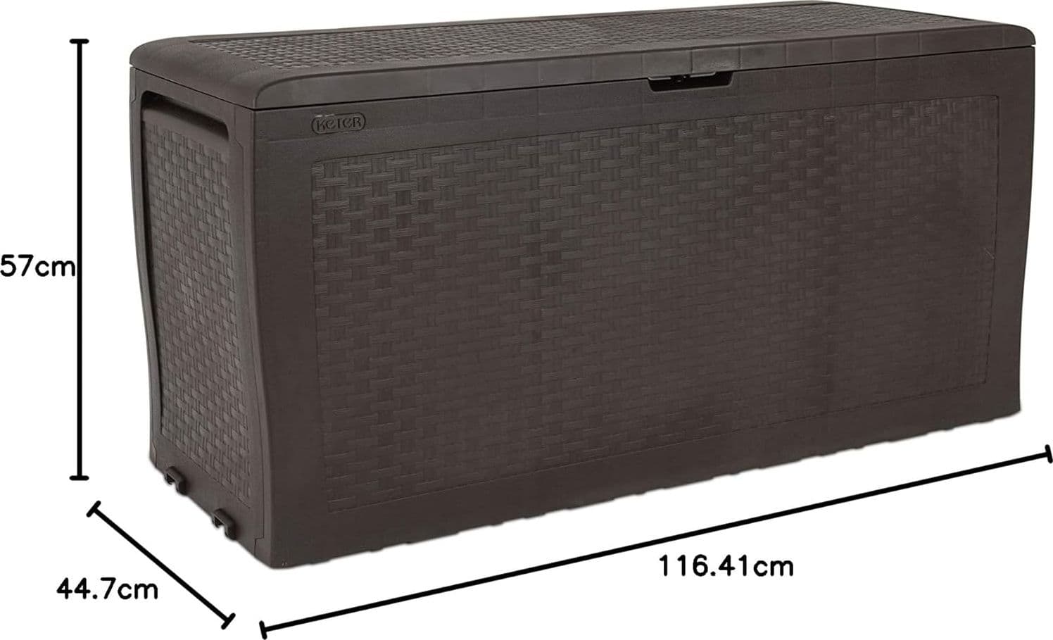 Cassapanca Da Esterno Samoa 270 Litri In Resina Effetto Rattan Con Ruote E Seduta Portata 150 Kg Colore Marrone Keter in Bauli e contenitori BricoGo - Marano di Napoli, commercioVirtuoso.it