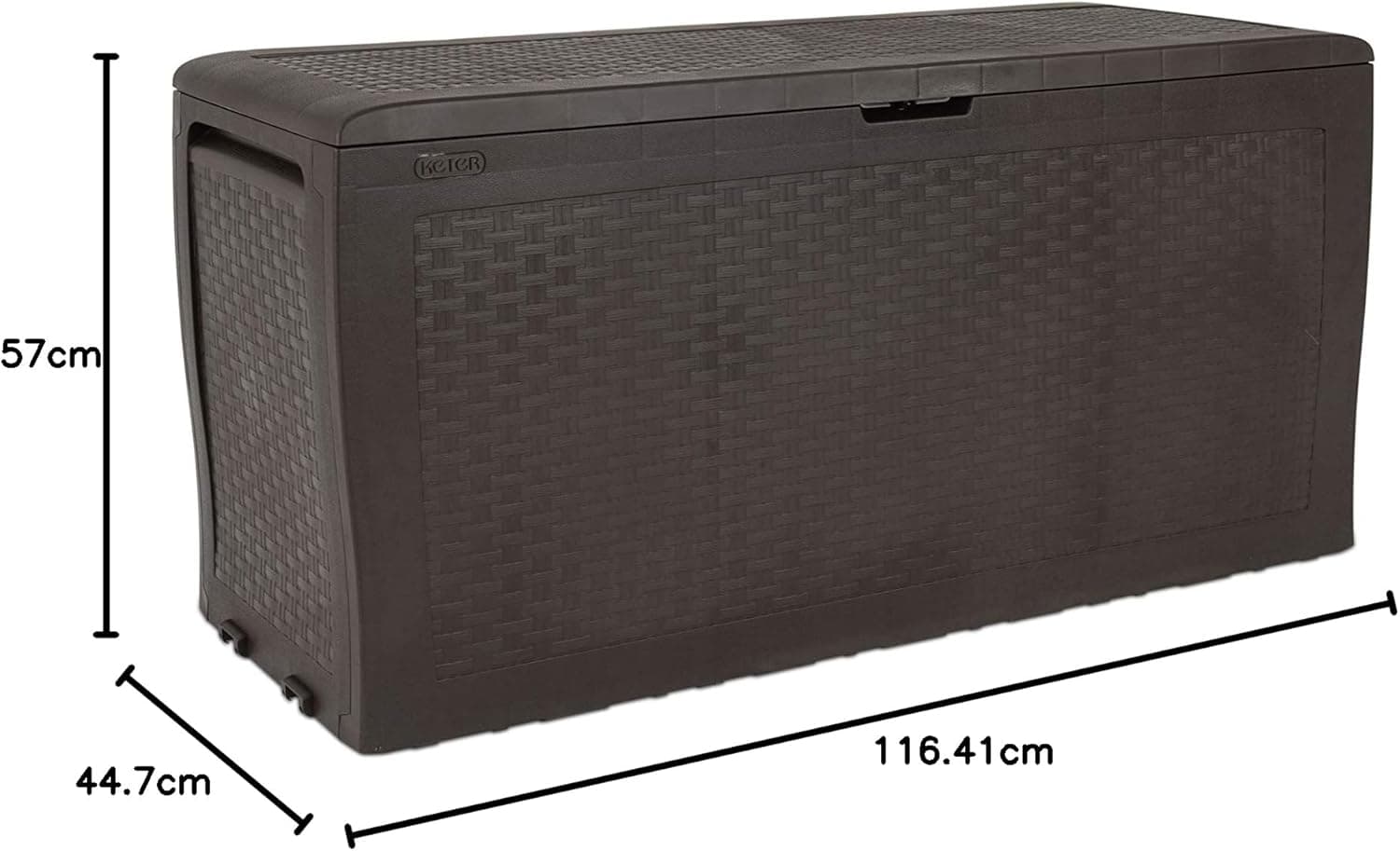 Cassapanca Da Esterno Samoa 270 Litri In Resina Effetto Rattan Con Ruote E Seduta Portata 150 Kg Colore Marrone Keter in Bauli e contenitori BricoGo - Marano di Napoli, commercioVirtuoso.it