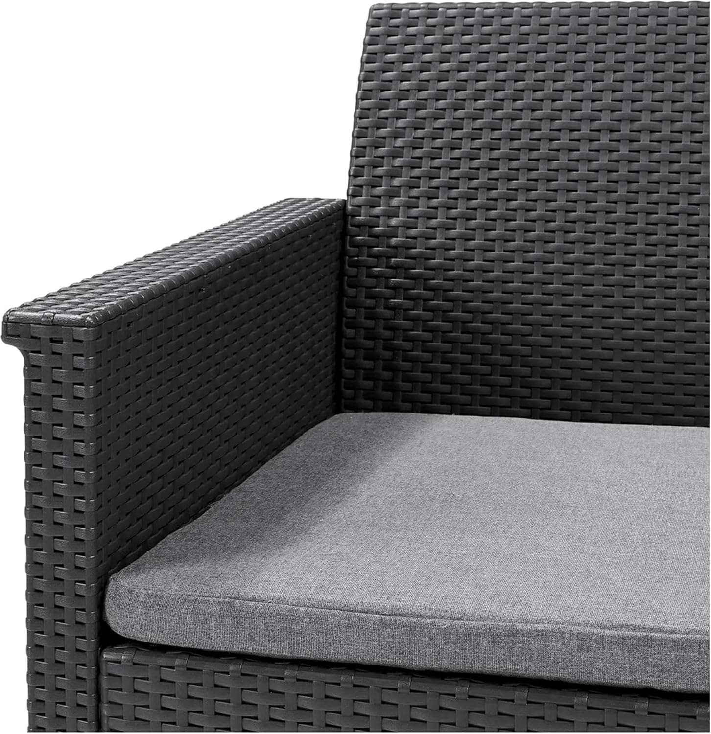 Salottino Da Esterno Emma Balcony Set 3 Pezzi In Resina Effetto Rattan Colore Graphite Con 2 Poltrone E Tavolino Keter in Divanetti BricoGo - Marano di Napoli, commercioVirtuoso.it