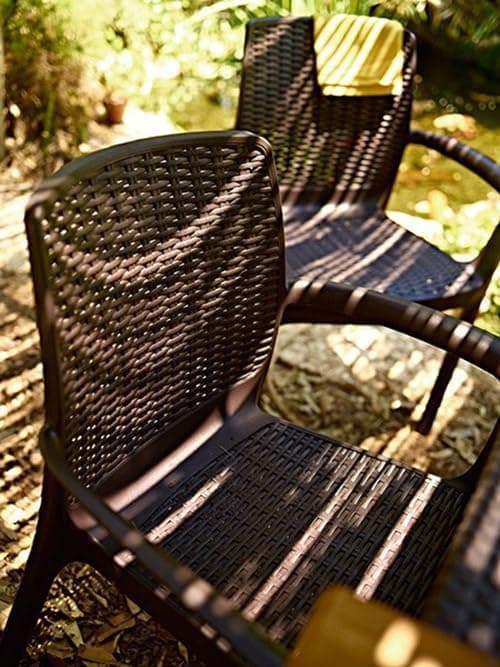 Sedia Poltrona Da Giardino Melody Resina Effetto Rattan Colore Marrone Resistente Ai Raggi Uv Keter in Sedie per tavolo da giardino BricoGo - Marano di Napoli, commercioVirtuoso.it