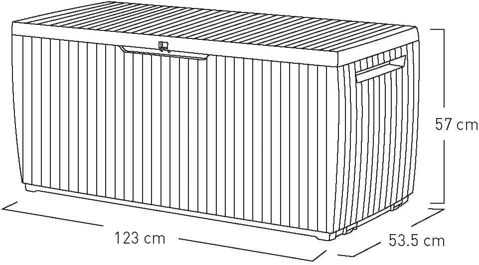 Cassapanca Da Giardino Springwood 305 Litri In Resina Effetto Legno Colore Brown Lucchettabile E Utilizzabile Come Seduta Keter in Bauli e contenitori BricoGo - Marano di Napoli, commercioVirtuoso.it