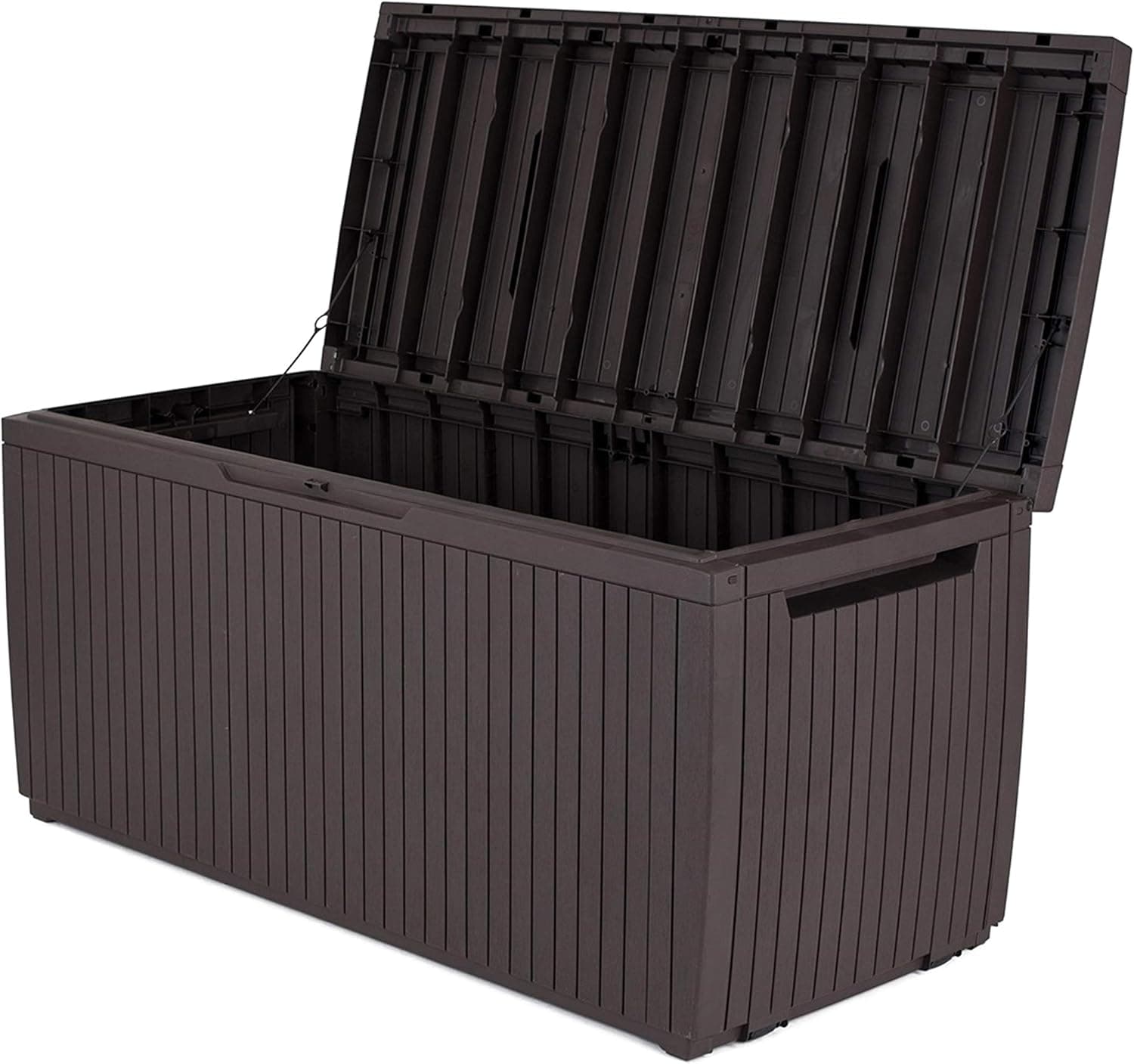 Cassapanca Da Giardino Springwood 305 Litri In Resina Effetto Legno Colore Brown Lucchettabile E Utilizzabile Come Seduta Keter in Bauli e contenitori BricoGo - Marano di Napoli, commercioVirtuoso.it