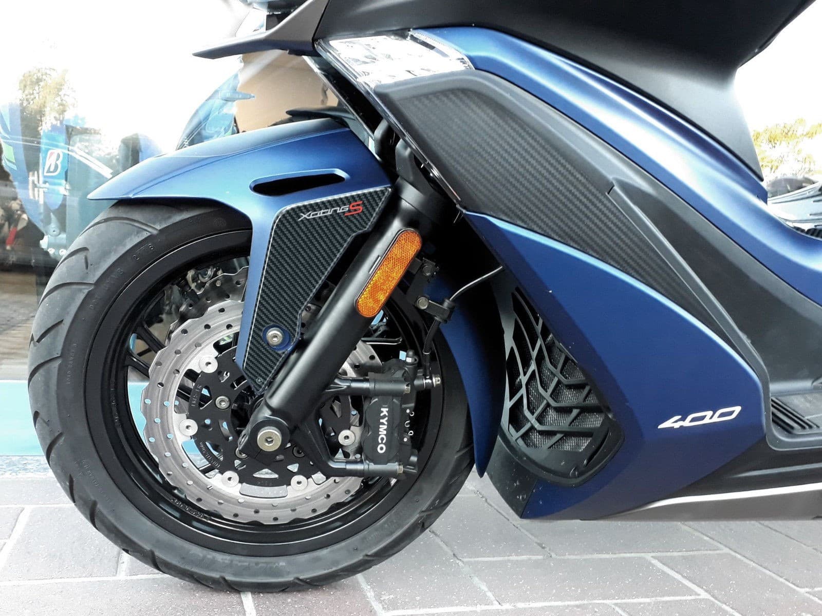 2 ADESIVI 3D PROTEZIONE PARAFANGO compatibili per kymco XCITING S 400 2018-2023 in Decalcomanie adesivi e magneti LabelBike - Bibbiano, commercioVirtuoso.it