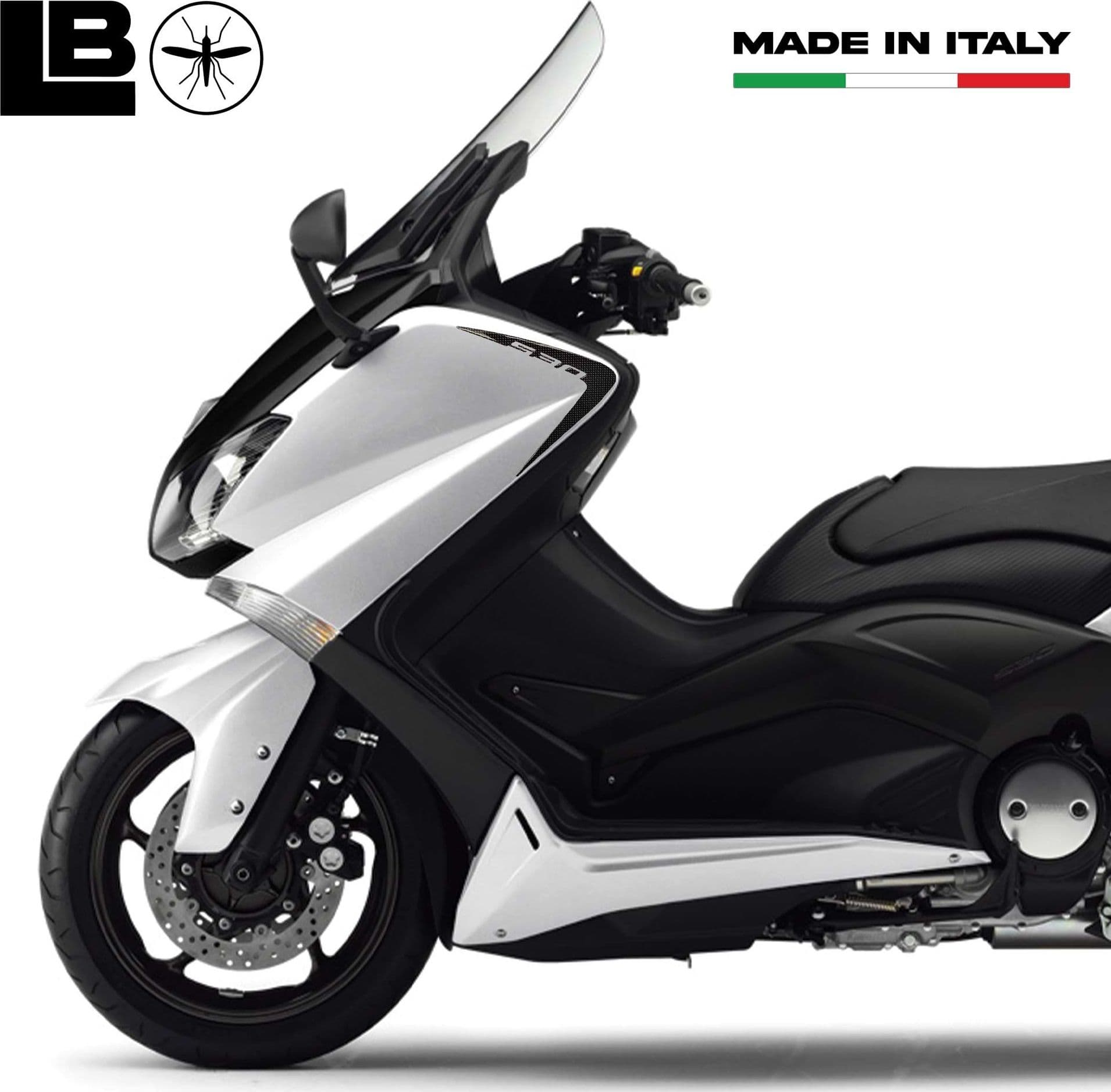 2 ADESIVI-STICKERS gel 3D PARASPIGOLI T MAX 2012-2016 compatibili per YAMAHA TMAX 530 in Decalcomanie adesivi e magneti LabelBike - Bibbiano, commercioVirtuoso.it