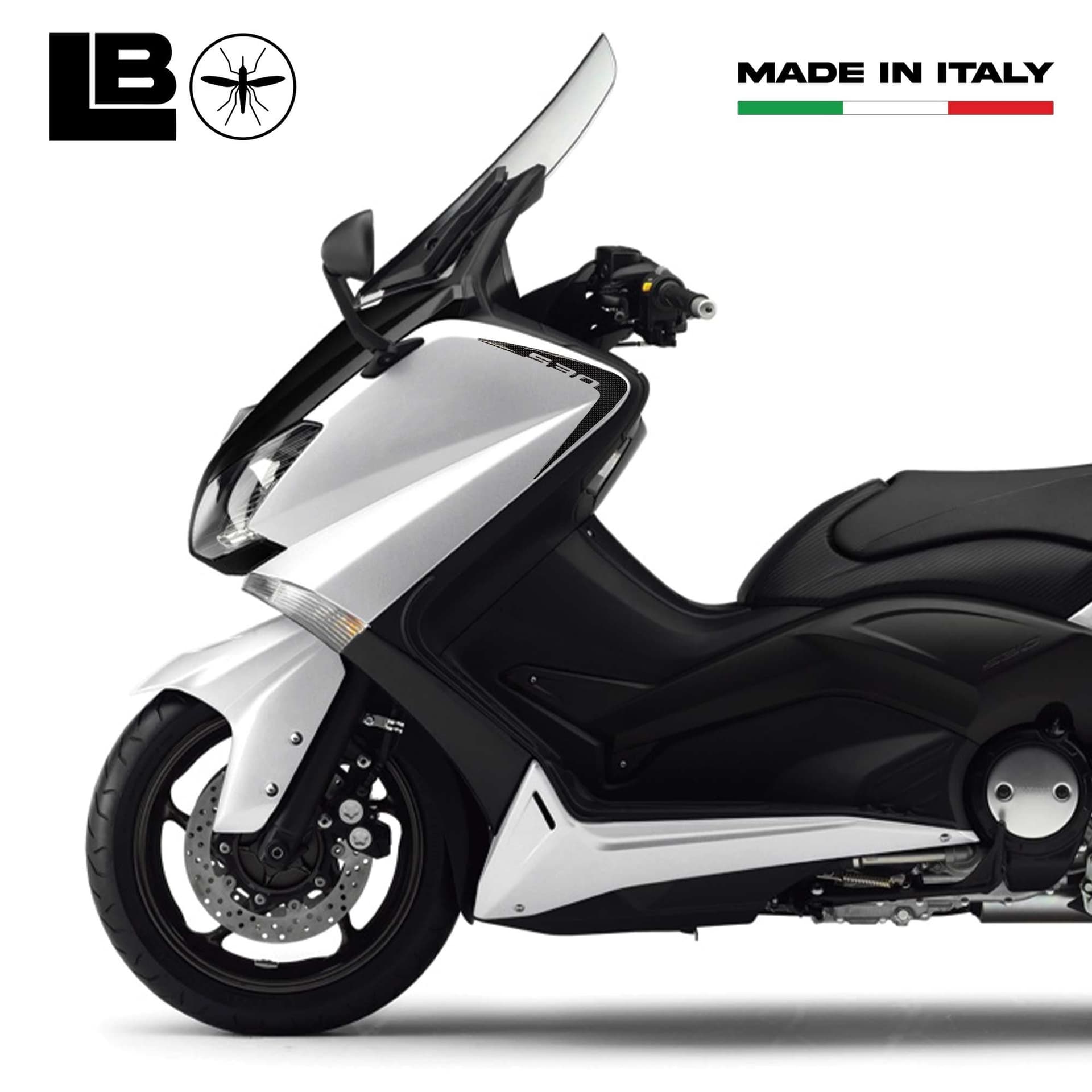 2 ADESIVI-STICKERS gel 3D PARASPIGOLI T MAX 2012-2016 compatibili per YAMAHA TMAX 530 in Decalcomanie adesivi e magneti LabelBike - Bibbiano, commercioVirtuoso.it