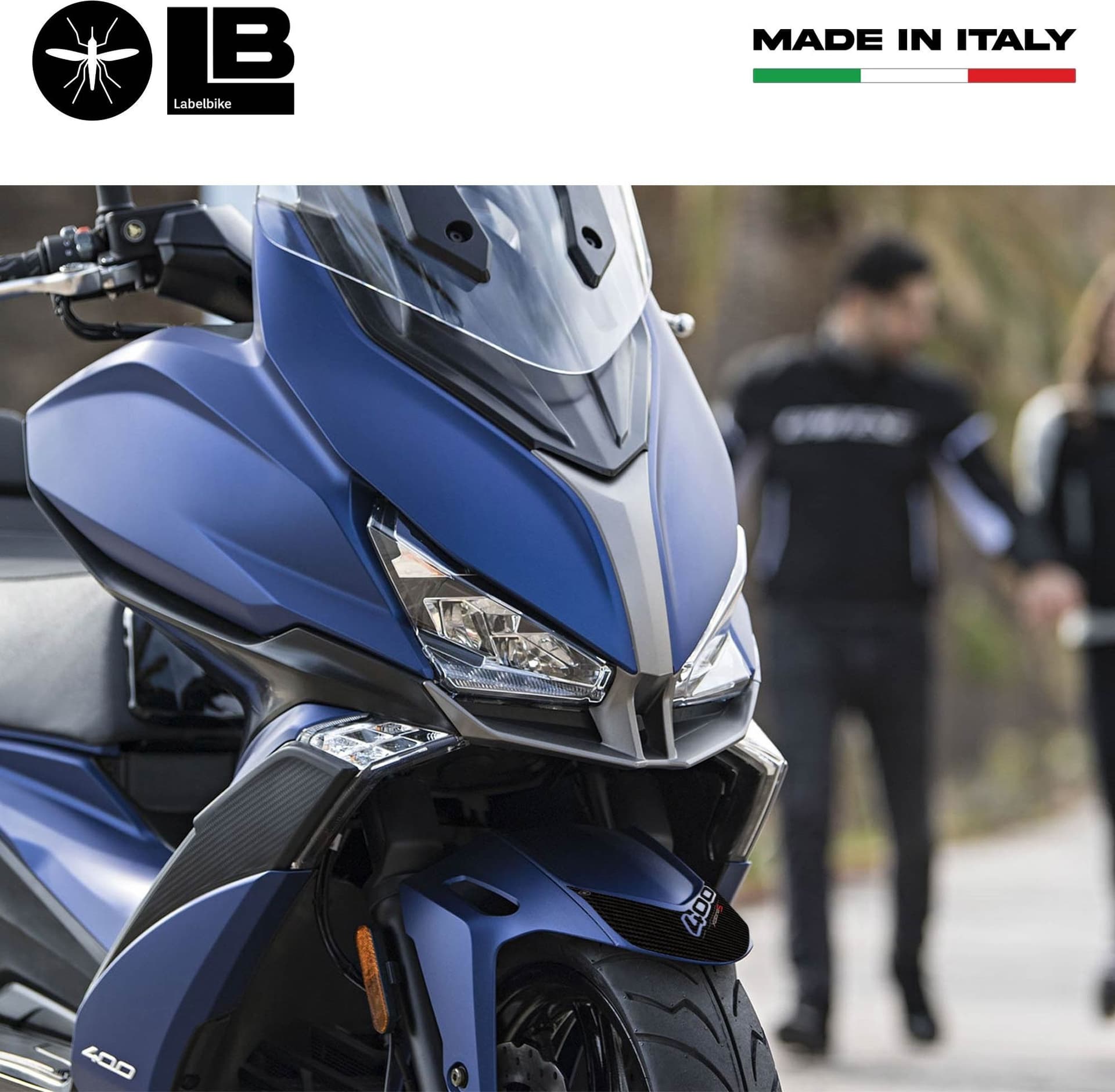 ADESIVO 3D PROTEZIONE PARAFANGO compatibile per KYMCO XCITING S 400 2018-2023 in Decalcomanie adesivi e magneti LabelBike - Bibbiano, commercioVirtuoso.it