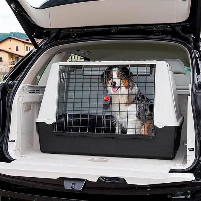 Trasportino 'Atlas Car' 'Mod.100' - Cm 100 X 60 X H 66 (Portata Max 40 Kg) - Ferplast in Gabbiette per auto BricoGo - Marano di Napoli, commercioVirtuoso.it