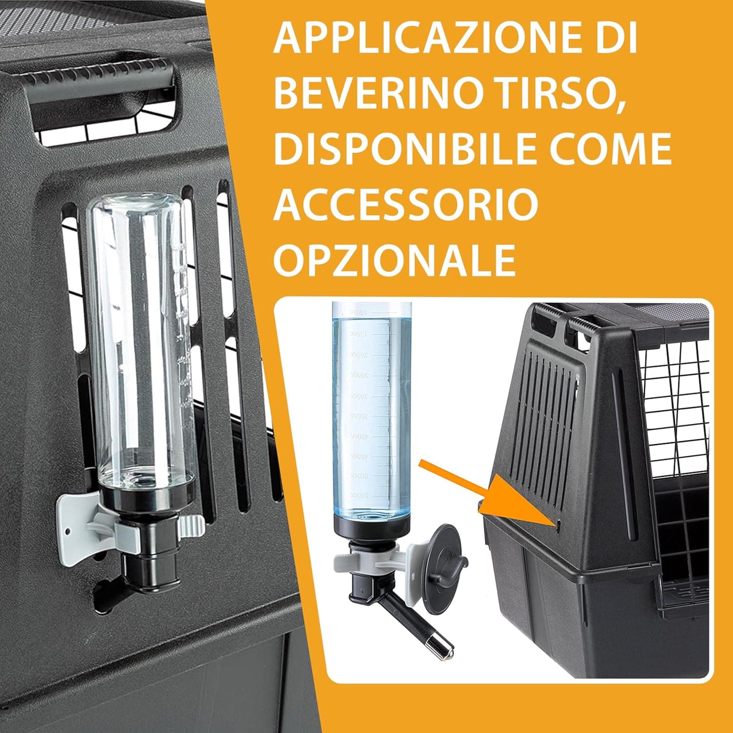 Trasportino 'Atlas Car' 'Mod.80' - Cm 82 X 51 X H 61 (Portata Max 20 Kg) - Ferplast in Gabbiette per auto BricoGo - Marano di Napoli, commercioVirtuoso.it