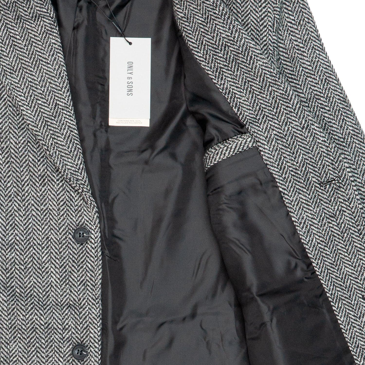 ONLY E SONS Cappotto Uomo Only e Sons ONSSUIT WOOL da uomo in Cappotti Drestige - Casamassima, commercioVirtuoso.it