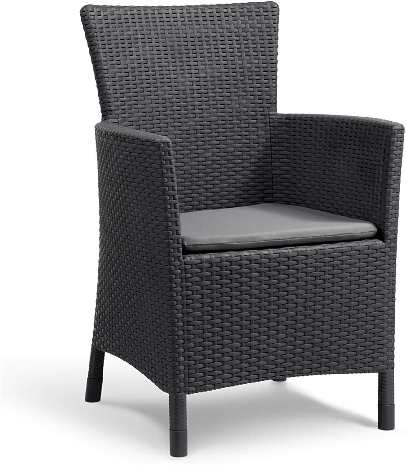 Salottino Da Giardino 3 Pezzi Con 2 Poltrone E Tavolino Contenitore Effetto Rattan Colore Grafite Iowa Balcony Keter in Divanetti BricoGo - Marano di Napoli, commercioVirtuoso.it