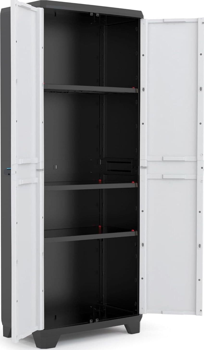 Armadio Tuttopiani In Resina Per Esterno Con Ripiani Regolabili Resistente E Impermeabile Linear Keter in Armadietti e credenze BricoGo - Marano di Napoli, commercioVirtuoso.it