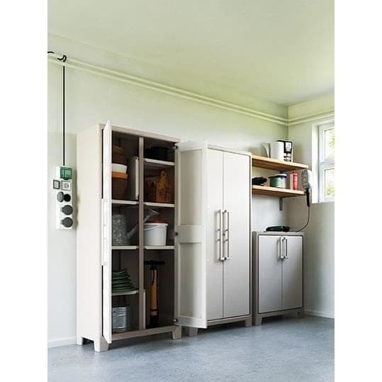 Armadio Tuttopiani Impermeabile Gulliver Keter Ppl Sabbia Beige 2 Ante Cm 80X44 H.Cm 182 in Armadietti e credenze BricoGo - Marano di Napoli, commercioVirtuoso.it
