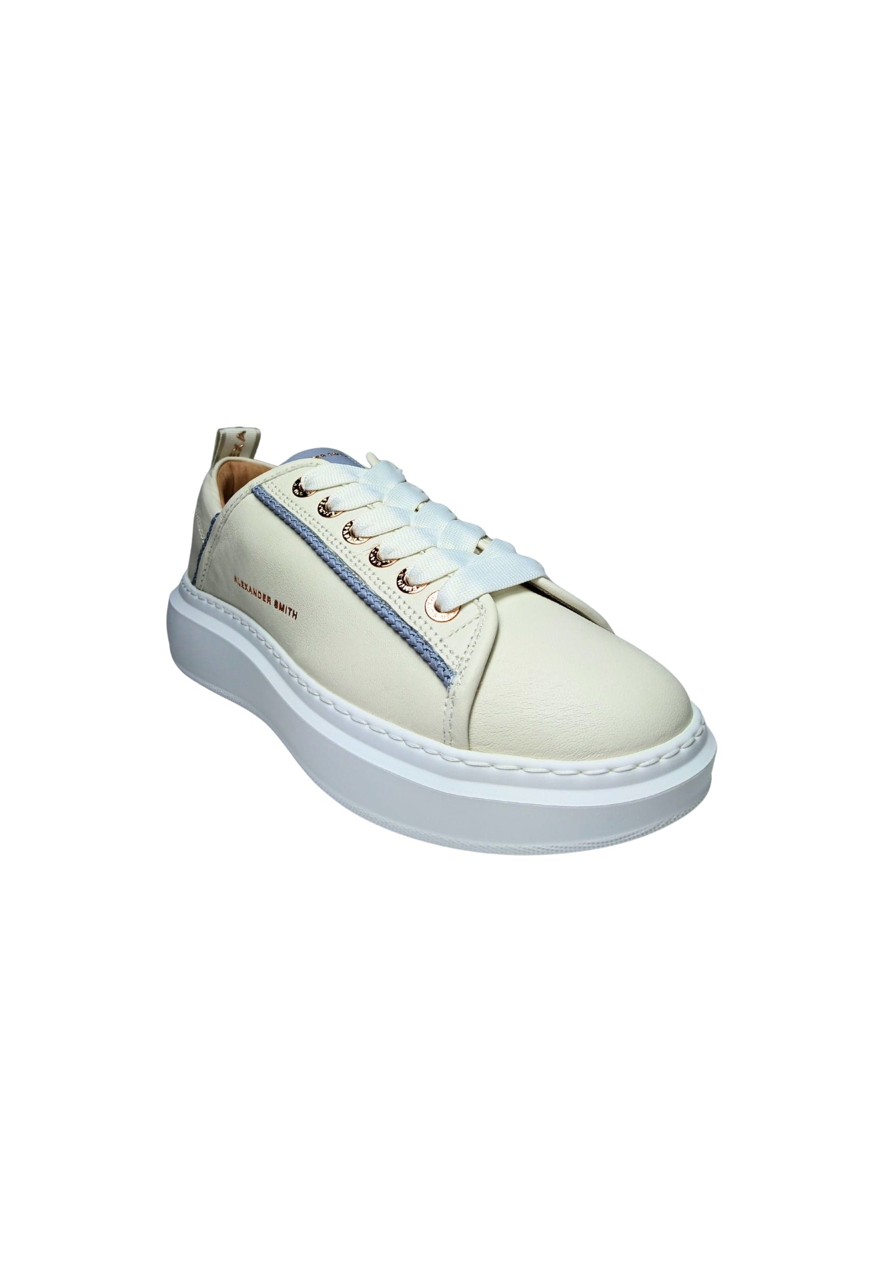 ALEXANDER SMITH Scarpe Donna Alexander Smith Eco-Wembley Woman White Light Avio da donna in Sneaker casual Drestige - Casamassima, commercioVirtuoso.it