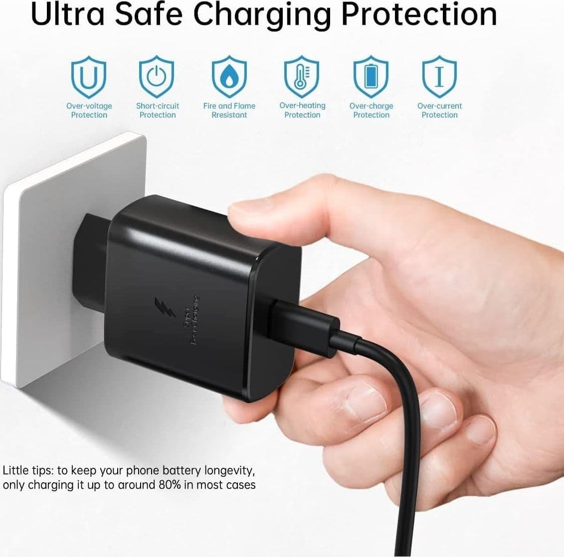 Caricabatterie Samsung da 45 W con cavo USB tipo C/C per Galaxy Tab S6 Lite P610 in Caricabatterie da muro CL Store - Battipaglia, commercioVirtuoso.it