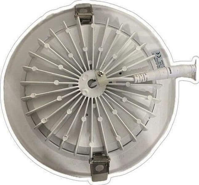 Faretto da incasso 30W telaio rotondo in alluminio bianco, 212 x 52 mm -foro 185 in Faretti da soffitto CL Store - Battipaglia, commercioVirtuoso.it