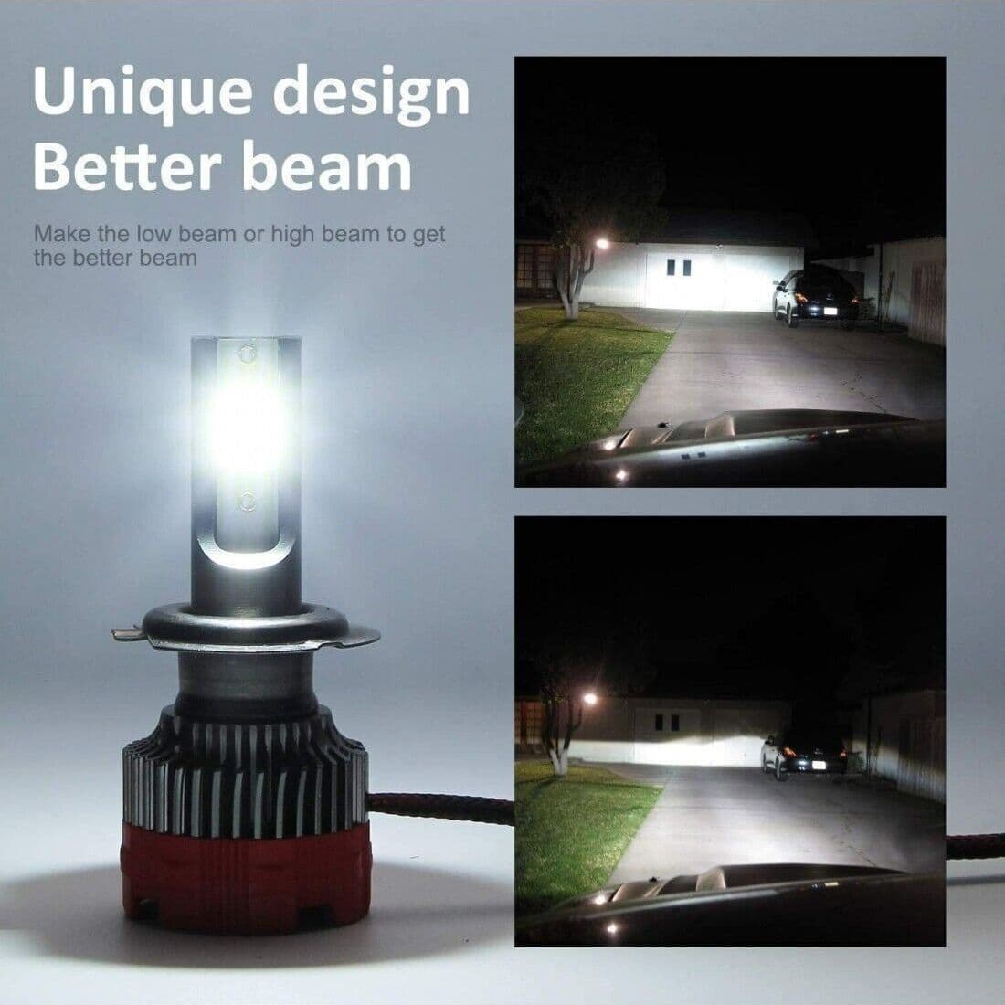 Lampadine Fari a LED H7 Eaglevision EV18 6000K 3000 Lumen IP65 in Kit lampadine universali CL Store - Battipaglia, commercioVirtuoso.it