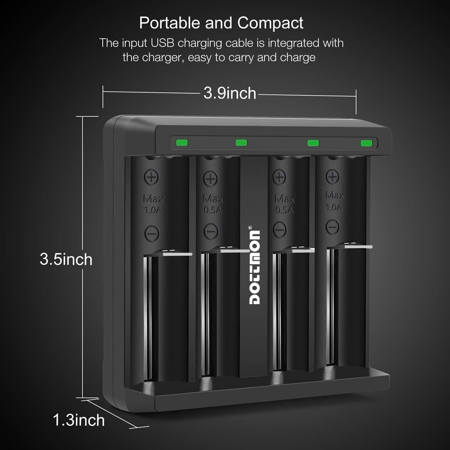 Caricabatterie 4 slot intelligente con display LCD universale per batterie in Caricabatterie CL Store - Battipaglia, commercioVirtuoso.it