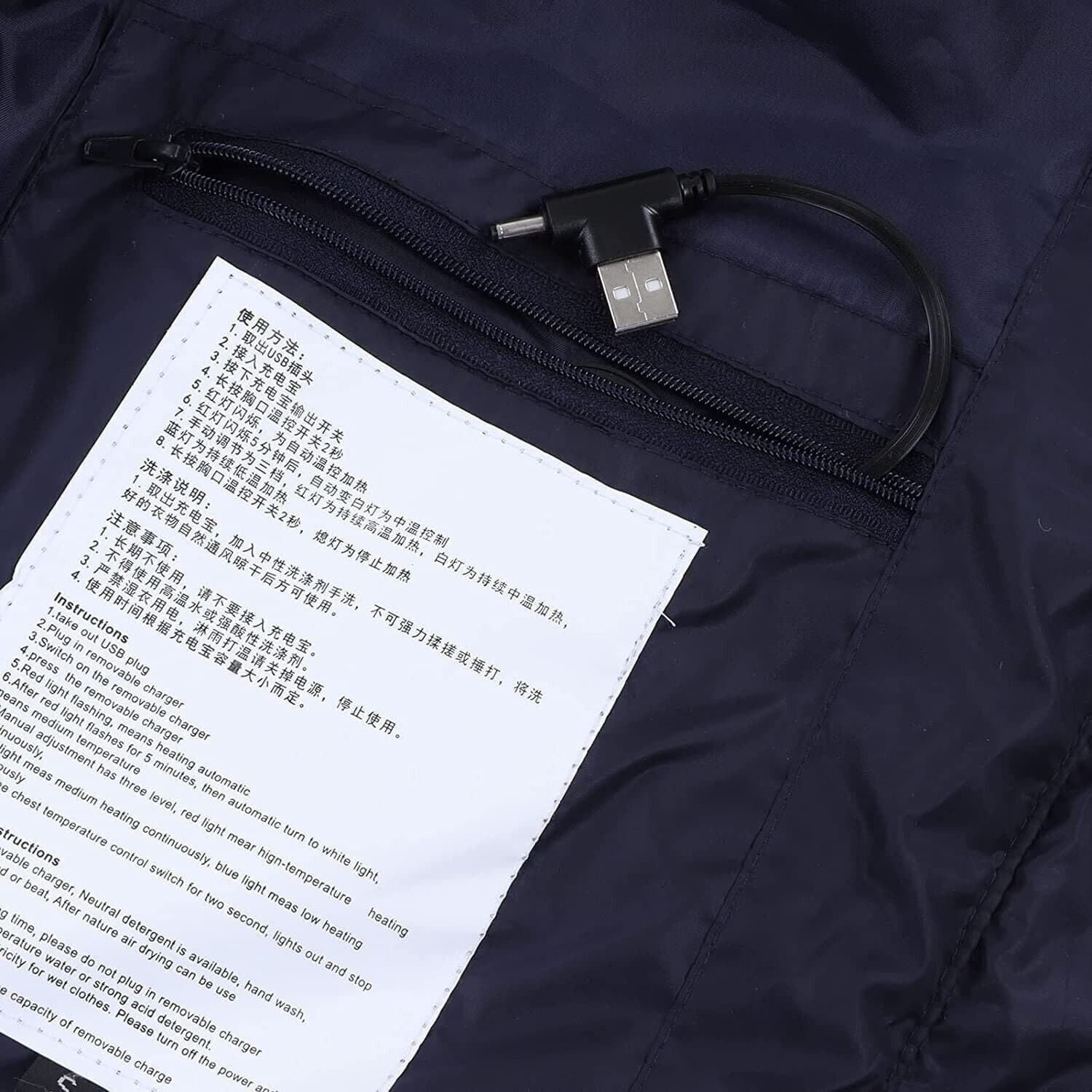 Gilet Riscaldato Leggero Unisex Ricaricabile Intelligente Riscaldante Elettrico INNOAURA in Giubbotti CL Store - Battipaglia, commercioVirtuoso.it