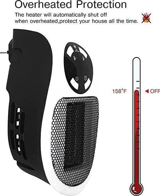 220V 350W Stufa Elettrica Portatile Stufetta Heater, Regolabili Alimentazione in Stufe elettriche CL Store - Battipaglia, commercioVirtuoso.it