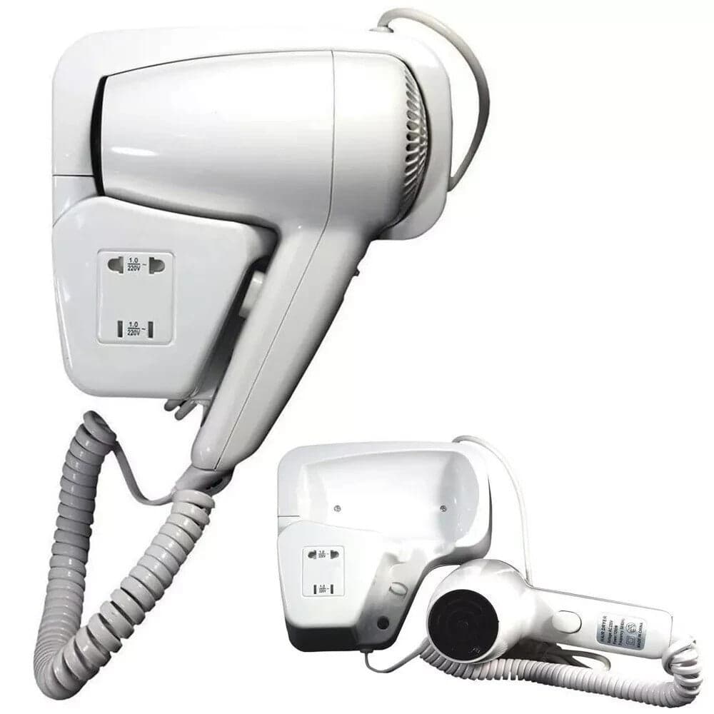 Asciugacapelli Phon Da Parete Hotel 1300W Da Muro , Porta,Bagno,Spogliatoi in Asciugacapelli CL Store - Battipaglia, commercioVirtuoso.it