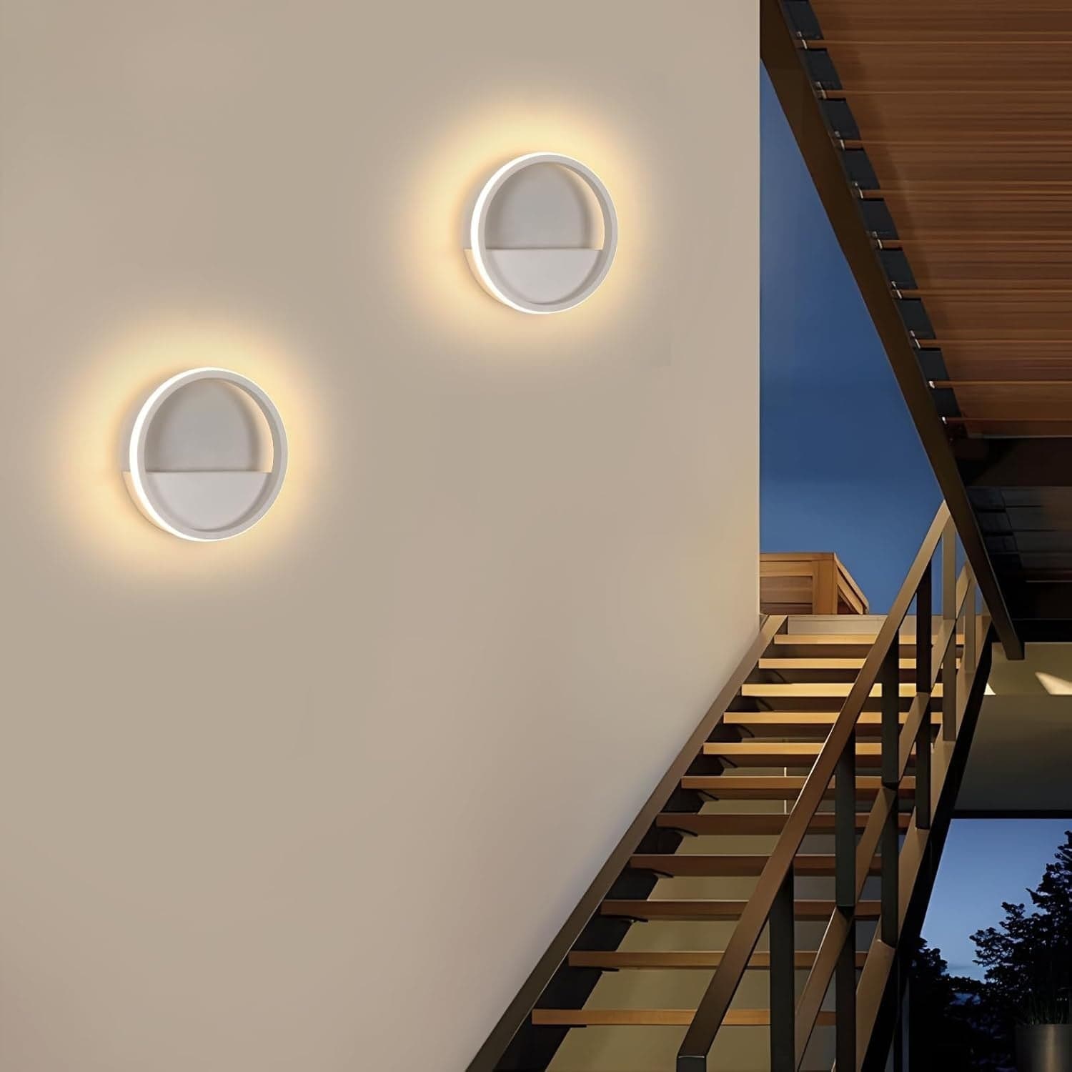 Applique rotonda a LED Comely 12W 800LM, bianco caldo 3000K, applique da parete in Applique CL Store - Battipaglia, commercioVirtuoso.it