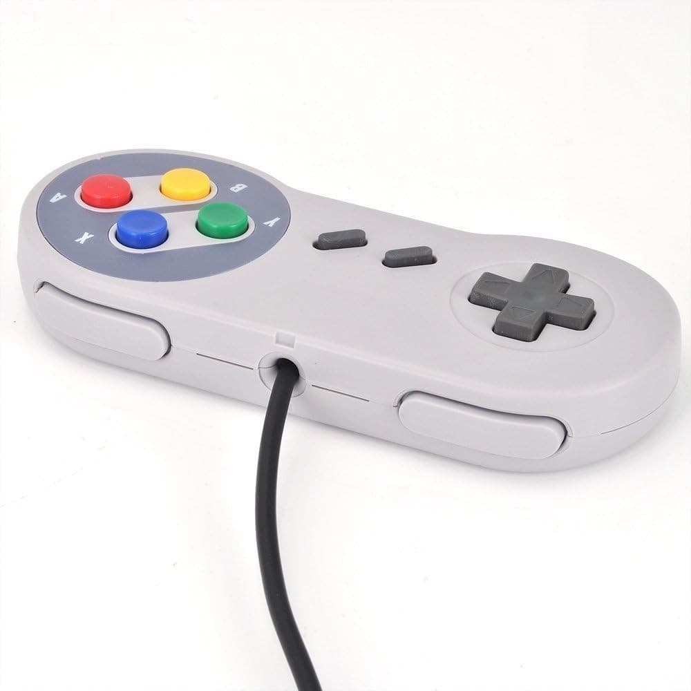 Controller cablati 2 pz Compatibili con emulatori SNES Joypad giochi retrò in Controller standard e gamepads CL Store - Battipaglia, commercioVirtuoso.it