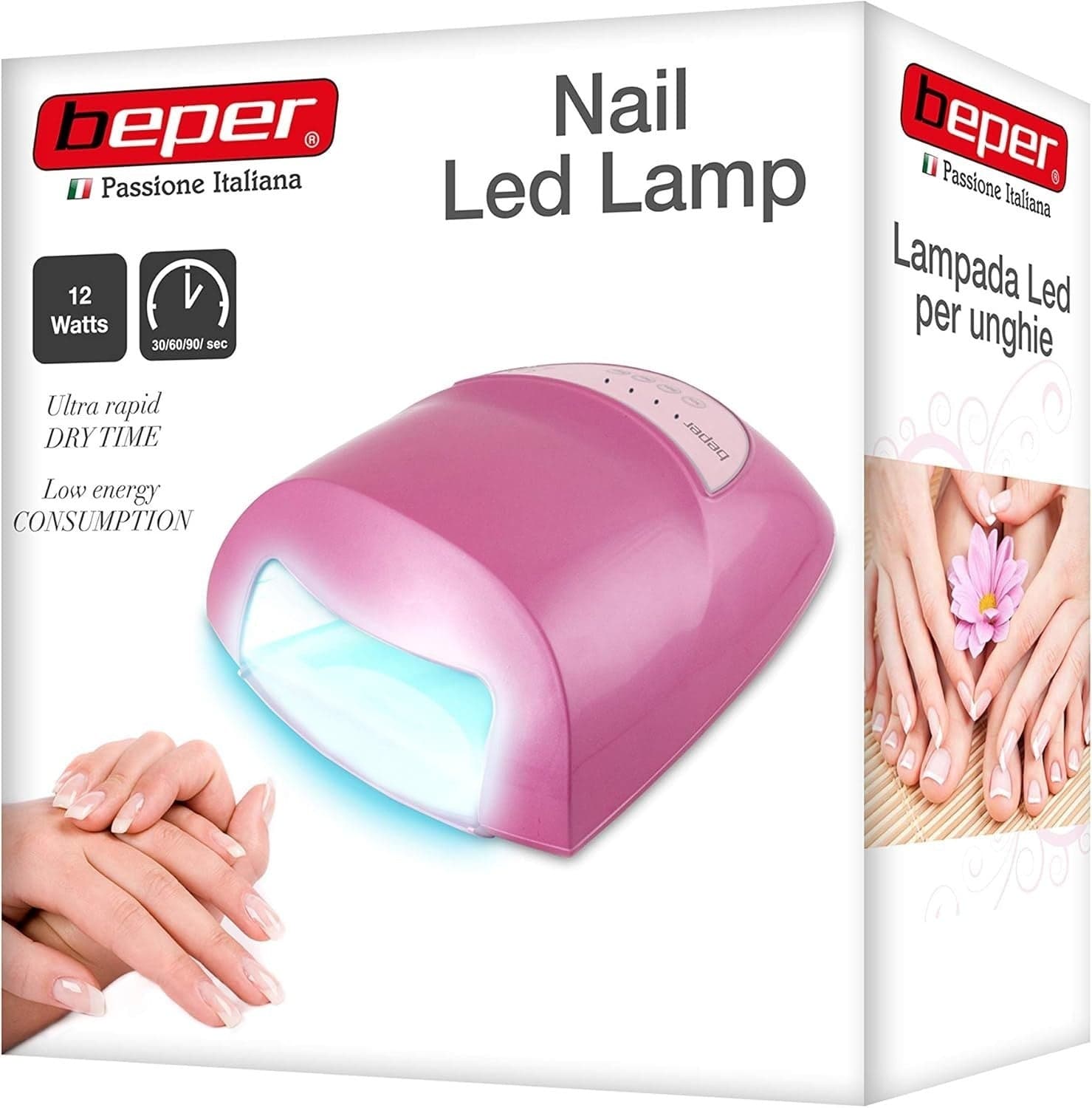 Lampada LED per unghie in gel BEPER 40.992, 12 W, timer regolabile, spegnimento in Asciuga unghie e lampade UV CL Store - Battipaglia, commercioVirtuoso.it