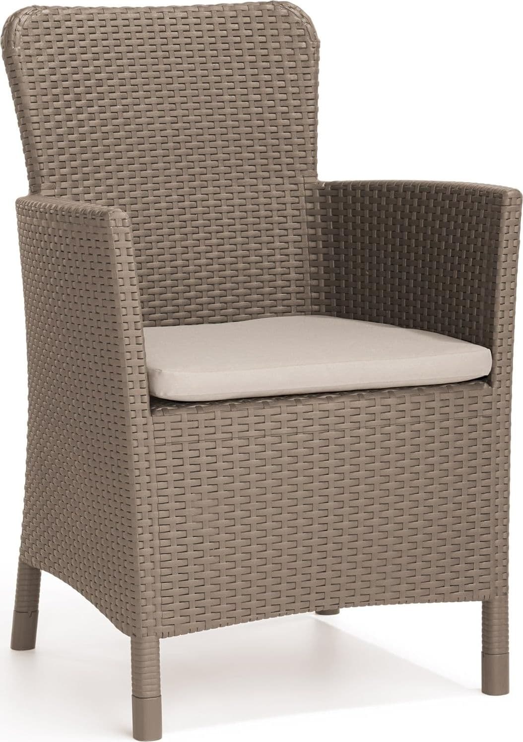 Set Da Giardino 3 Pezzi In Rattan Sintetico Con Cuscini Colore Cappuccino Modello Salvador Balcony Keter in Set di mobili BricoGo - Marano di Napoli, commercioVirtuoso.it
