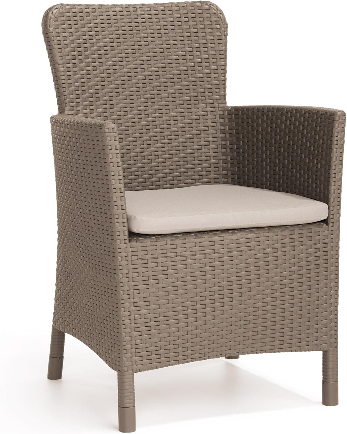 Set Da Giardino 3 Pezzi In Rattan Sintetico Con Cuscini Colore Cappuccino Modello Salvador Balcony Keter in Set di mobili BricoGo - Marano di Napoli, commercioVirtuoso.it