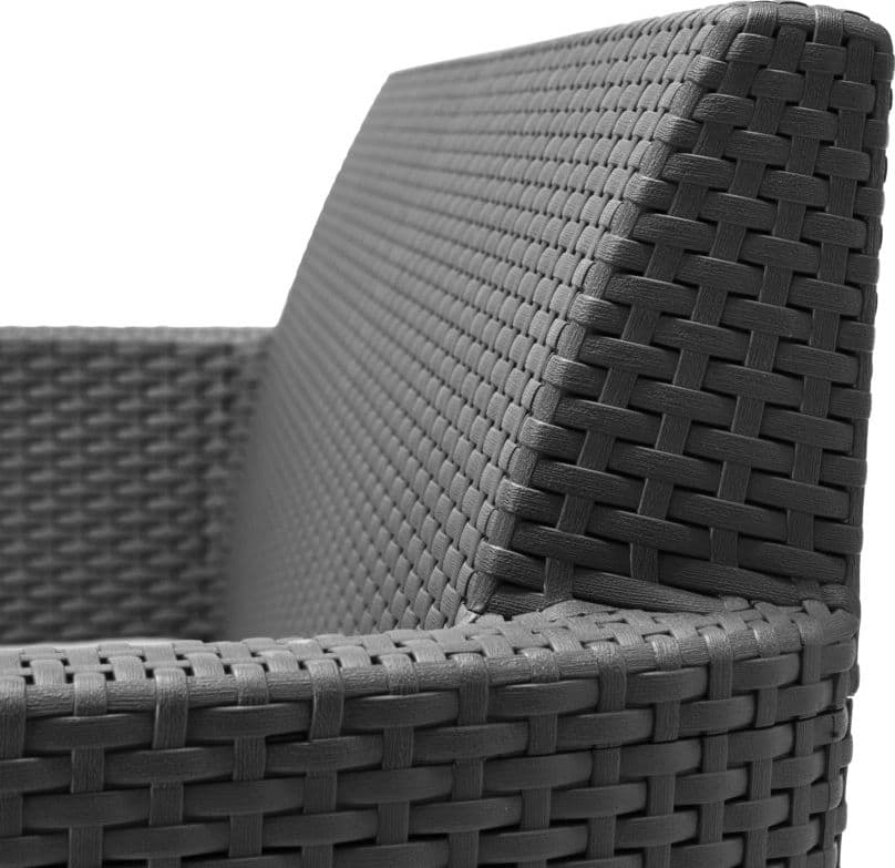 Set Da Giardino 3 Pezzi In Rattan Sintetico Con Cuscini E Tavolino Contenitore Colore Grafite Modello Salemo Balcony Keter in Divanetti BricoGo - Marano di Napoli, commercioVirtuoso.it