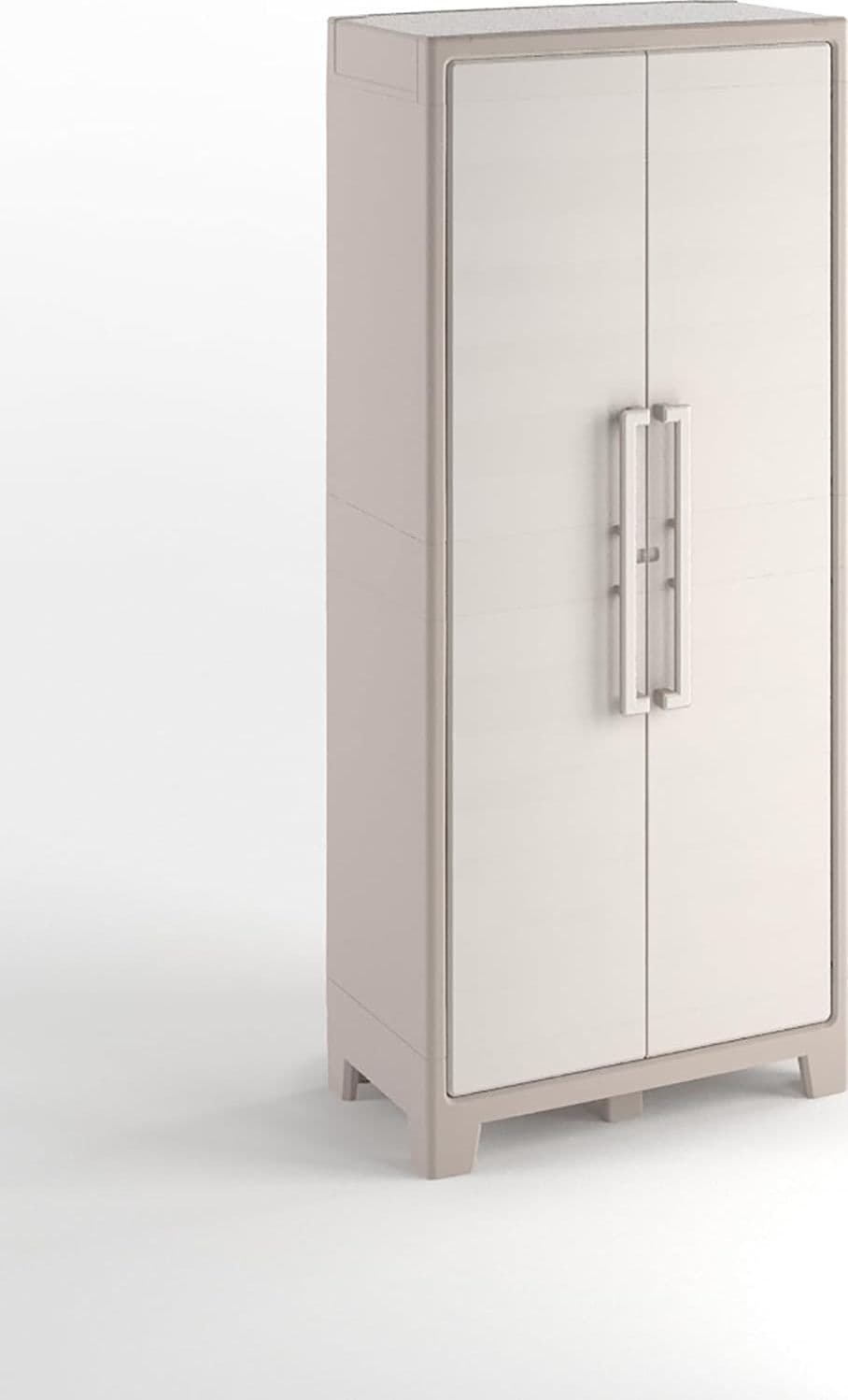 Armadio In Resina Con 8 Ripiani Ribaltabili Regolabili Sabbia Beige Gulliver Multispace Keter in Armadi BricoGo - Marano di Napoli, commercioVirtuoso.it