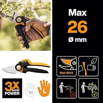 Forbice Pota Powergear Per Bypass L P961 Cm.22,5 (1057175) Fiskars in Forbici e cesoie per potatura BricoGo - Marano di Napoli, commercioVirtuoso.it