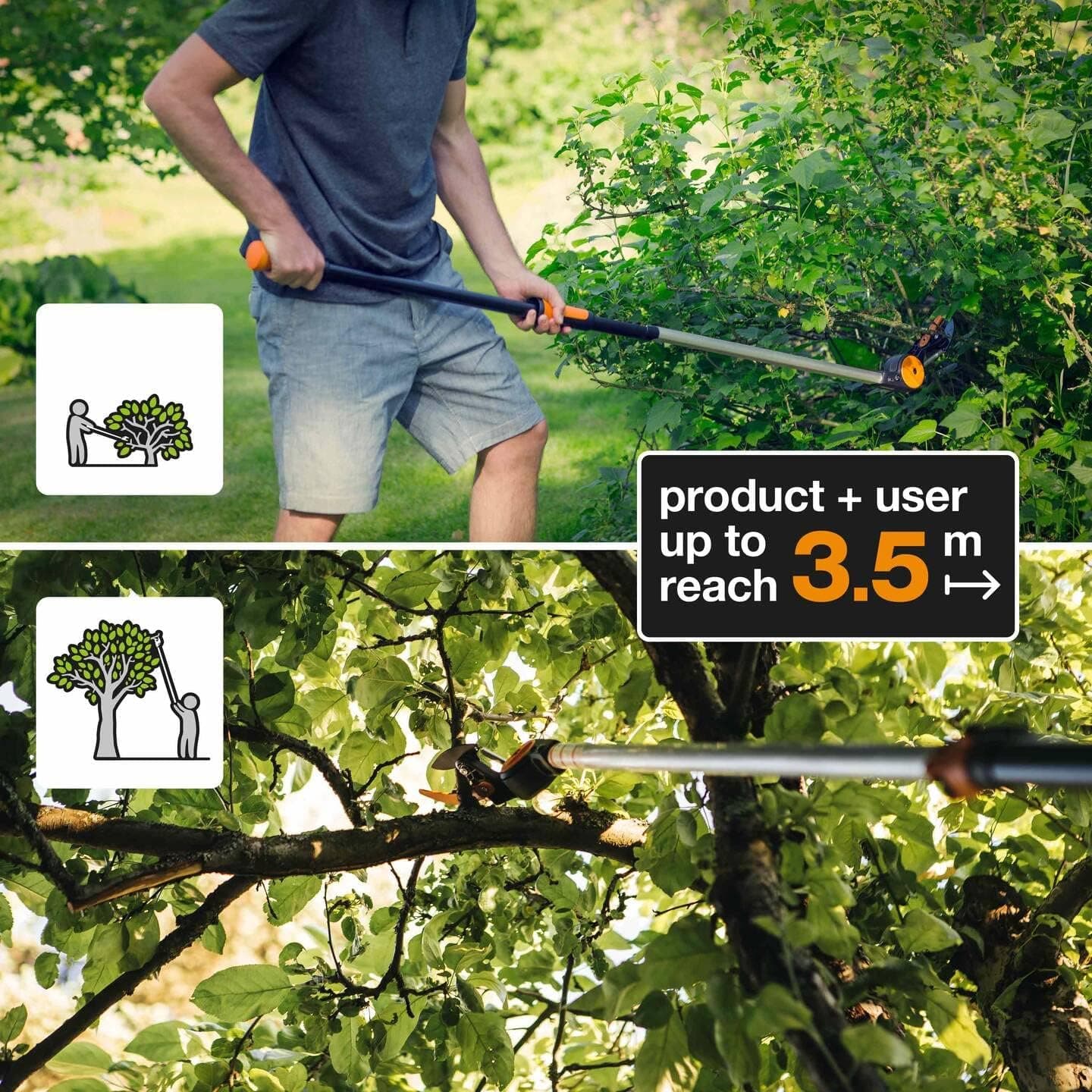 Svettatoio Professionale Universal Cutter Powergearx Upx82- - Lunghezza Cm.165 (1023625) - 1 Blister Fiskars in Troncarami BricoGo - Marano di Napoli, commercioVirtuoso.it