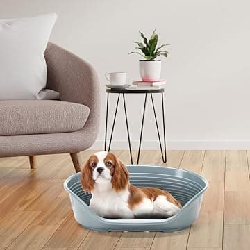 Lettino Per Animali 'Siesta Deluxe' N.6 - Cm 70,5 X 52 X H.23,5 / Dark Grey - Ferplast in Lettini BricoGo - Marano di Napoli, commercioVirtuoso.it