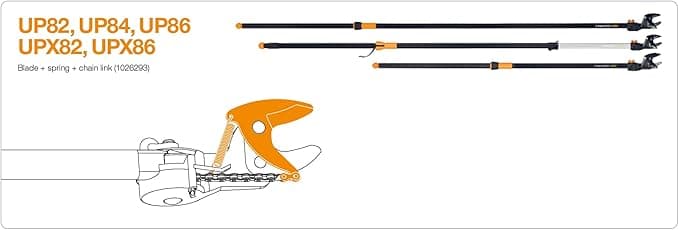 Lama + Molla Up86 Up84 Up82 Upx82 Upx86 Fiskars - + Falsa Maglia- 1 Confezioni in Forbici e cesoie per potatura BricoGo - Marano di Napoli, commercioVirtuoso.it