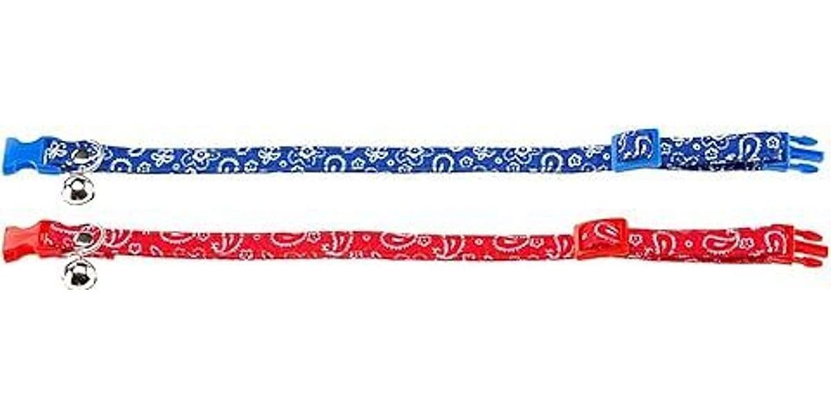 Collare Per Gatto 'Gat' '5627' - Mm 20 / 30 X 10 - Fantasia Bandana- 3 Pezzi - Ferplast in Collari BricoGo - Marano di Napoli, commercioVirtuoso.it