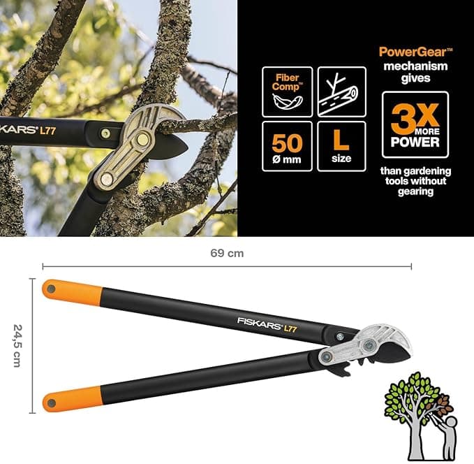 Troncarami A Battuta Powergear L77 Fiskars Mm 686 in Troncarami BricoGo - Marano di Napoli, commercioVirtuoso.it