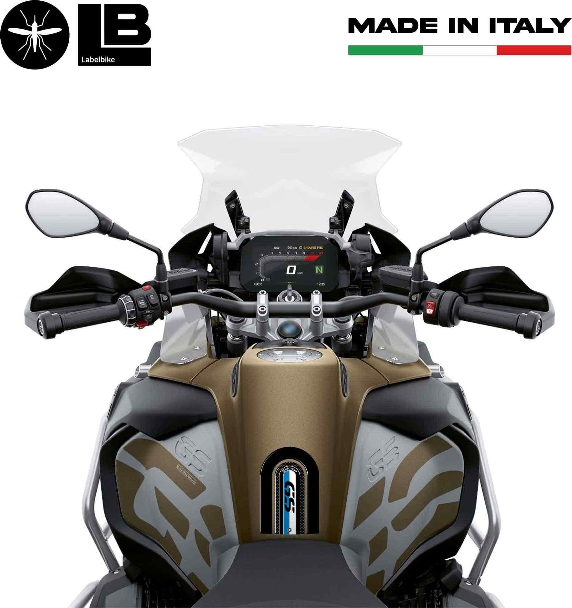 PARASERBATOIO ADESIVI-STICKERS in RESINA 3D GEL compatibile per MOTO BMW GS in Paraserbatoio LabelBike - Bibbiano, commercioVirtuoso.it